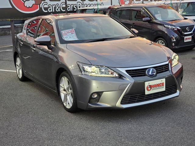 CT CT200h バージョンC SDナビ CD Bluetooth フルセグTV バックカメラ クルーズコントロール クリアランスソナー LEDライト フォグ ETC シートヒーター スマートキー 17インチアルミ(6枚目)