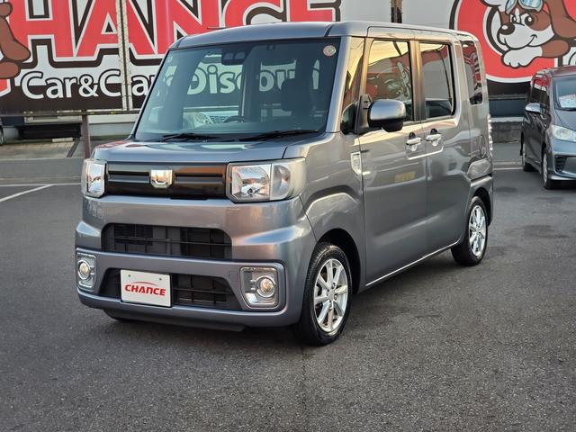 ウェイク Ｌ　ＳＡＩＩＩ　ＳＤナビ　ＣＤ　ＤＶＤ　Ｂｌｕｅｔｏｏｔｈ　バックカメラ　ブレーキサポート　車線逸脱警報　コーナーセンサー　スマートキー　ＥＴＣ　プッシュスタート　オートライト　フォグ　１４インチ純正アルミ（4枚目）