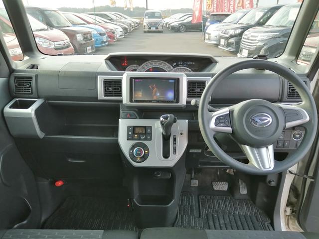 ウェイク Ｘ　ＳＡ　１４インチ純正アルミ　オートライト　フォグ　左パワースライドドア　アイドリングストップ　衝突軽減　ＥＴＣ　ＳＤナビ　ＣＤ　ワンセグＴＶ　ステリモ　プッシュスタート　スマートキー（3枚目）