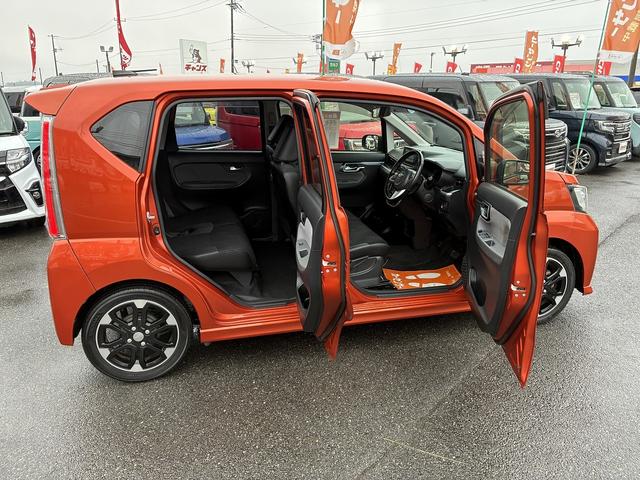 ムーヴ カスタム RS ハイパーSA スマートキー ステリモ 衝突軽減ブレーキ アイドリングストップ プッシュスタート SDナビ CD DVD Bluetooth フォグ 15インチ純正アルミ LEDライト(23枚目)