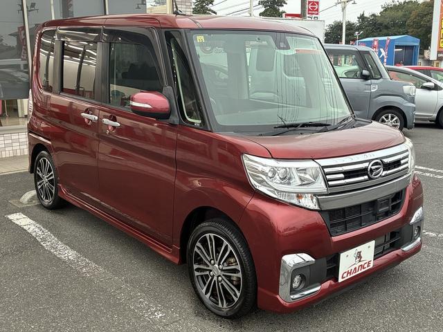 タント カスタムＲＳ　ＳＡＩＩ　社外ナビ　フルセグＴＶ　Ｂｌｕｅｔｏｏｔｈ接続　ＣＤ／ＤＶＤ再生　ＥＴＣ　バックカメラ　両側パワースライドドア　アイドリングストップ　ＬＥＤヘッドライト　プッシュスタート　スマートキー　純正アルミ（6枚目）