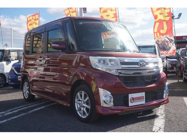 タント カスタムＸ　ＳＡ　ＣＤ　スマートキー　ＥＴＣ　ＨＩＤライト　フォグライト　両側スライド片側電動スライドドア　ＡＢＳ　アルミホイール　衝突被害軽減システム　アイドリングストップ（5枚目）