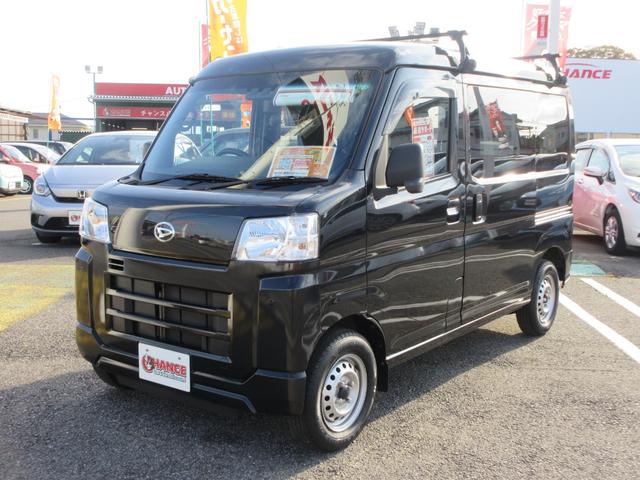 ハイゼットカーゴ ＤＸ　Ｂｌｕｅｔｏｏｔｈ　ワンセグＴＶ　ＥＴＣ　キーレス　ＣＤ　衝突軽減ブレーキ　横滑り防止装置　ＡＢＳ　アイドリングストップ　フルフラットシート　両側スライドドア　プライバシーガラス（3枚目）