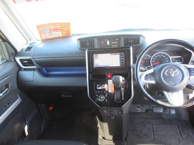 タンク カスタムG メモリーナビ ETC Bluetooth スマートキー ワンセグTV アラウンドビューモニター シートヒーター 両側パワースライドドア アイドリングストップ フルフラットシート ABS ESC(4枚目)