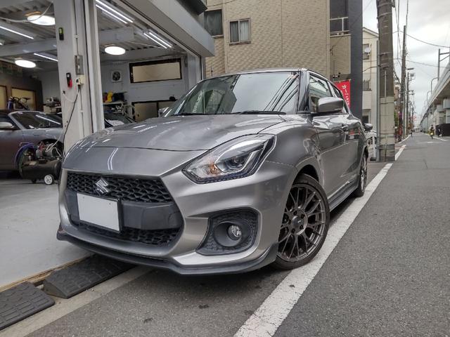 スイフトスポーツ ベースグレード　６速ＭＴ／ワンオーナー／エンケイ１７インチＰＭＦ１／タナベＦＵＮＴＯＲＩＤＥダウンサス／ドライブレコーダー／ＥＴＣ／セーフティパッケージ（全方位カメラ無し）（2枚目）
