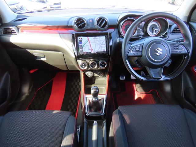 スイフトスポーツ ベースグレード 全周囲カメラ ナビ TV クリアランスソナー オートクルーズコントロール レーンアシスト 衝突被害軽減システム アルミホイール LEDヘッドランプ スマートキー 電動格納ミラー(2枚目)