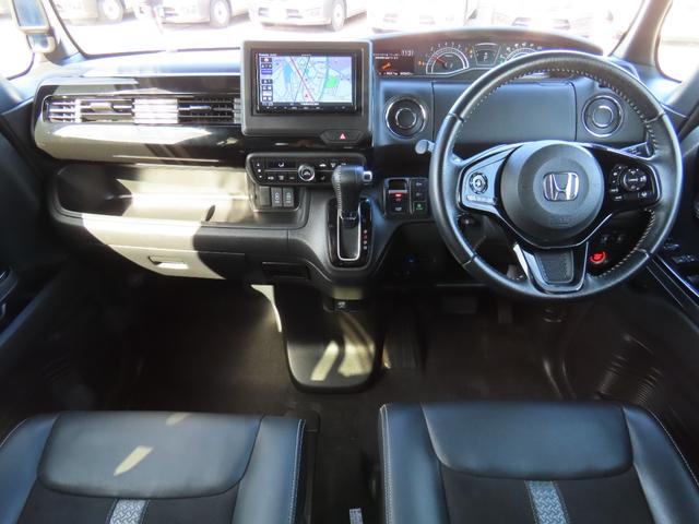 Ｎ－ＢＯＸカスタム ＥＸターボ　ＥＴＣ　バックカメラ　両側電動スライドドア　ナビ　ＴＶ　クリアランスソナー　オートクルーズコントロール　レーンアシスト　衝突被害軽減システム　ＬＥＤヘッドランプ　スマートキー　アイドリングストップ（2枚目）