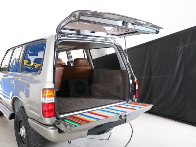ランドクルーザー８０ ＶＸリミテッド　買取車両　ＲｅｎｏｃａシリーズＷｏｎｄｅｒ　ディーゼルターボ　シルバーペイント　ナローボディー　リフトアップ　ＴＯＹＯＭＴタイヤ　ＤＥＡＮカリフォルニアＡＷ　カロッツェリア製ナビ　バックカメラ　ＥＴＣ（38枚目）