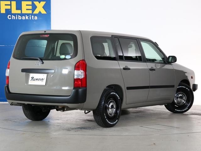 プロボックス F EUROBOX 2.5万キロ NEWアッシュカーキペイント 丸目換装 各所ブラックアウト塗装 新品シートカバー 新品DEANAW 新品TOYOタイヤ トヨタ純正SDナビ ETC車載器(10枚目)