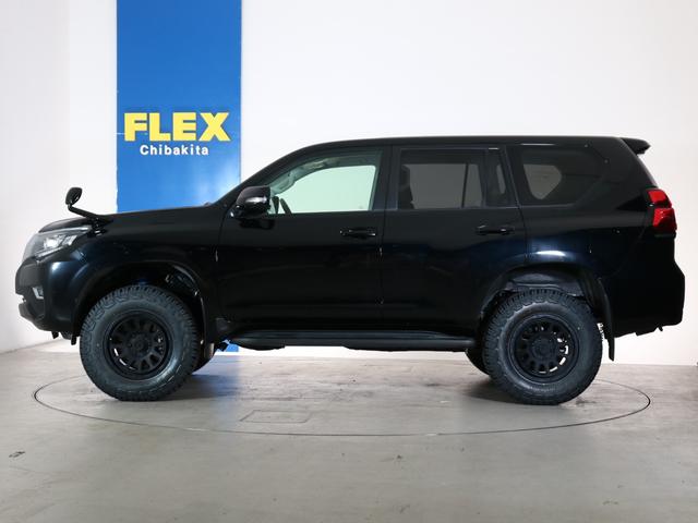 ランドクルーザープラド ＴＸ　新品リフトアップコイル　新品ヨコハマＸ－ＡＴ　２７５／７０Ｒ１７　デルタフォースＡＷ　新品ブラックレザー調シートカバー　新品ウッドコンビステアリング　純正ナビ　ＥＴＣ　バックカメラ　ドライブレコーダー（16枚目）