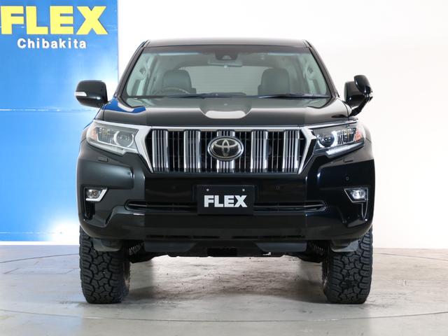 ランドクルーザープラド ＴＸ　新品リフトアップコイル　新品ヨコハマＸ－ＡＴ　２７５／７０Ｒ１７　デルタフォースＡＷ　新品ブラックレザー調シートカバー　新品ウッドコンビステアリング　純正ナビ　ＥＴＣ　バックカメラ　ドライブレコーダー（22枚目）