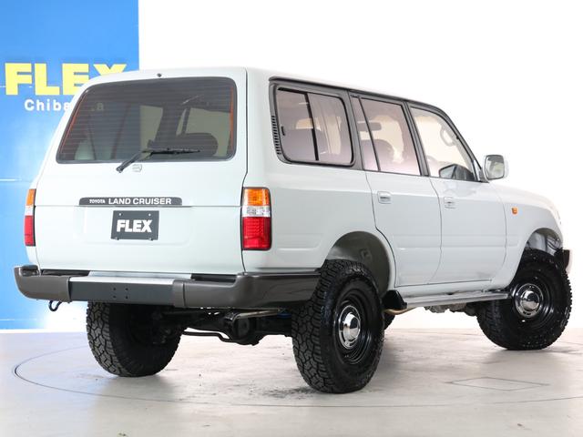 ランドクルーザー８０ ＶＸリミテッド　ＮＥＷカーキカラーペイント　ナローボディー換装　リフトアップ　角目４灯ヘッドライト　新品ジオランダーＸ－ＡＴタイヤ　新品ＤＥＡＮクロスカントリーＡＷ　オリジナルショックアブソーバー　オリジナルコイル（10枚目）