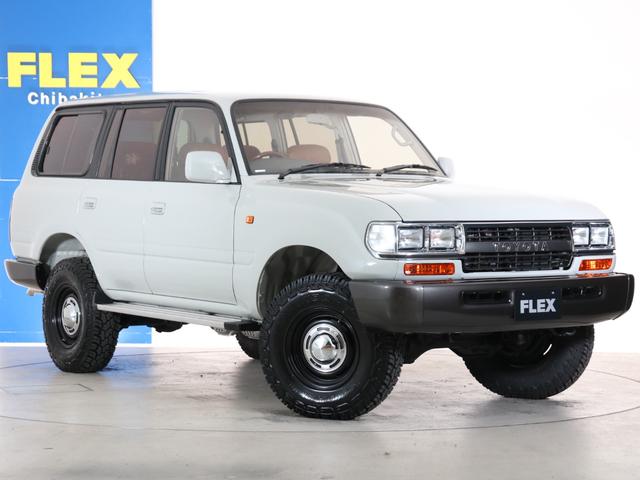 ランドクルーザー８０ ＶＸリミテッド　ＮＥＷカーキカラーペイント　ナローボディー換装　リフトアップ　角目４灯ヘッドライト　新品ジオランダーＸ－ＡＴタイヤ　新品ＤＥＡＮクロスカントリーＡＷ　オリジナルショックアブソーバー　オリジナルコイル（20枚目）