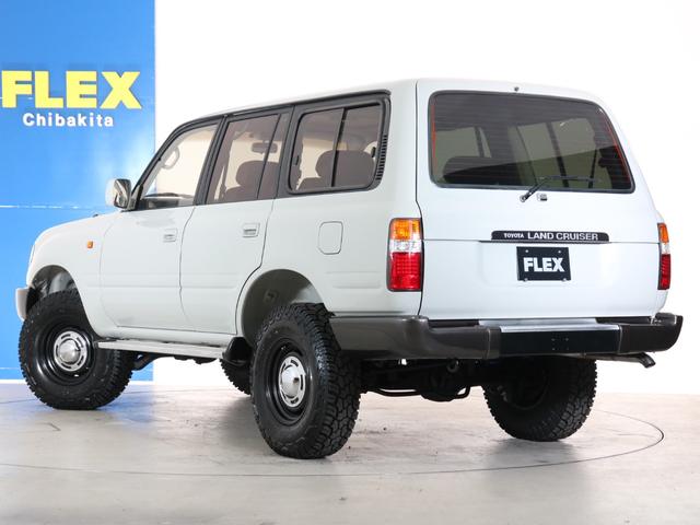ランドクルーザー８０ ＶＸリミテッド　ＮＥＷカーキカラーペイント　ナローボディー換装　リフトアップ　角目４灯ヘッドライト　新品ジオランダーＸ－ＡＴタイヤ　新品ＤＥＡＮクロスカントリーＡＷ　オリジナルショックアブソーバー　オリジナルコイル（21枚目）