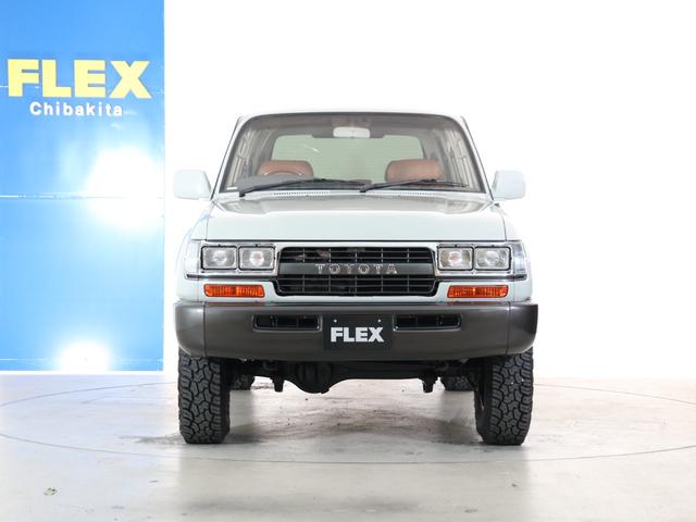 ランドクルーザー８０ ＶＸリミテッド　ＮＥＷカーキカラーペイント　ナローボディー換装　リフトアップ　角目４灯ヘッドライト　新品ジオランダーＸ－ＡＴタイヤ　新品ＤＥＡＮクロスカントリーＡＷ　オリジナルショックアブソーバー　オリジナルコイル（22枚目）