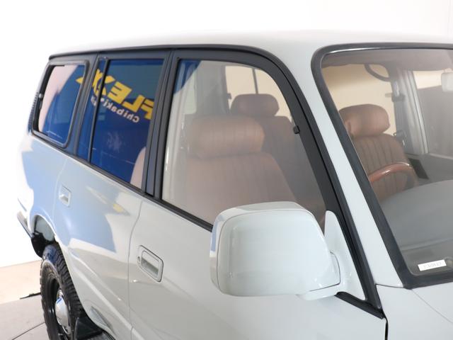 ランドクルーザー８０ ＶＸリミテッド　ＮＥＷカーキカラーペイント　ナローボディー換装　リフトアップ　角目４灯ヘッドライト　新品ジオランダーＸ－ＡＴタイヤ　新品ＤＥＡＮクロスカントリーＡＷ　オリジナルショックアブソーバー　オリジナルコイル（28枚目）