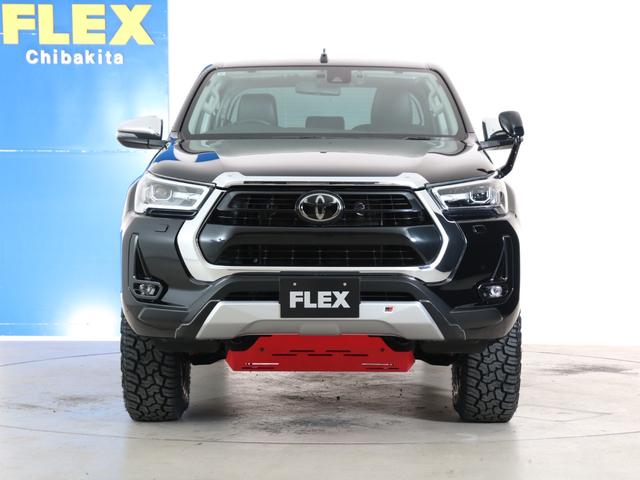 ハイラックス Z ワンオーナー 買取車両 Zグレードブラックカラー BATTLEZリフトアップ XELF・AW ジオランダーX-ATタイヤ GRスポーツバー GRマッドフラップ GRフロントアンダーカバー(23枚目)