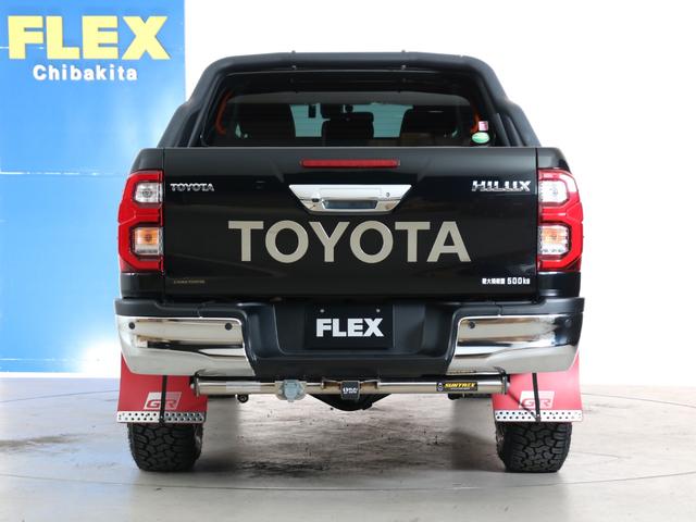 ハイラックス Z ワンオーナー 買取車両 Zグレードブラックカラー BATTLEZリフトアップ XELF・AW ジオランダーX-ATタイヤ GRスポーツバー GRマッドフラップ GRフロントアンダーカバー(24枚目)