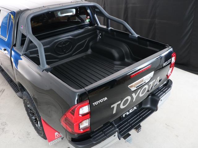ハイラックス Z ワンオーナー 買取車両 Zグレードブラックカラー BATTLEZリフトアップ XELF・AW ジオランダーX-ATタイヤ GRスポーツバー GRマッドフラップ GRフロントアンダーカバー(42枚目)