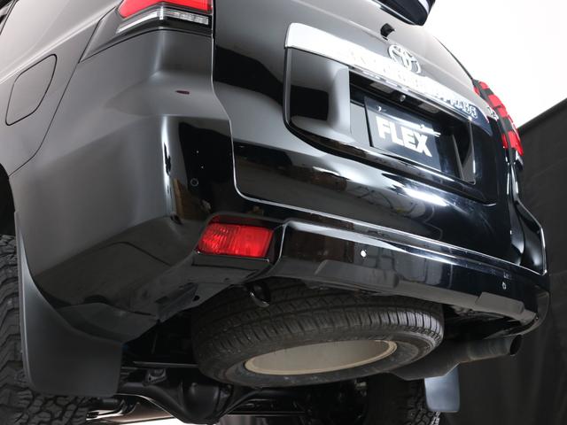 ランドクルーザープラド ＴＸ　１オーナー車　２インチＵＰ　ＮＩＴＲＯ１７インチＡＷ　ＢＦＧ・Ａ／Ｔタイヤ　ＲＨＩＮＯ－ＲＡＣＫ＆バックボーンシステム　サンルーフ　寒冷地仕様　カロッツェリア９インチナビ　フリップダウンモニター（38枚目）