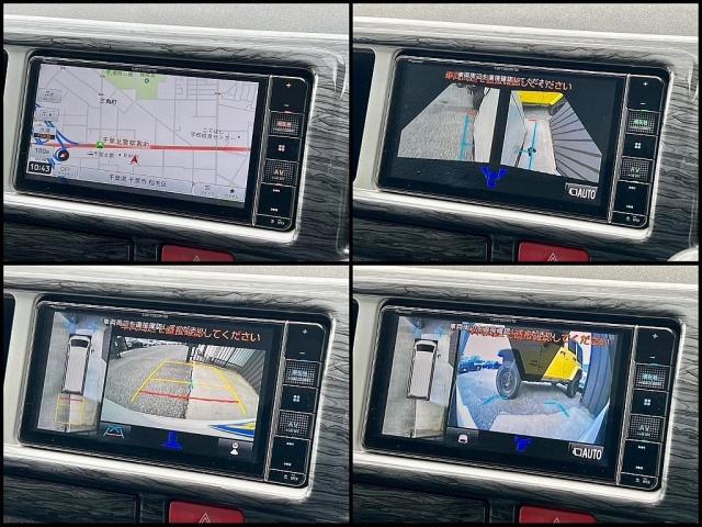 ハイエースワゴン ＧＬ　１０人乗り３ナンバー登録　ガソリン４ＷＤ　寒冷地仕様　寒冷地仕様　１７インチＡＷ　ナビ　後席モニター　前後ドライブレコーダー　フルフラットベッド展開　サイドテーブル　床張り施工（12枚目）