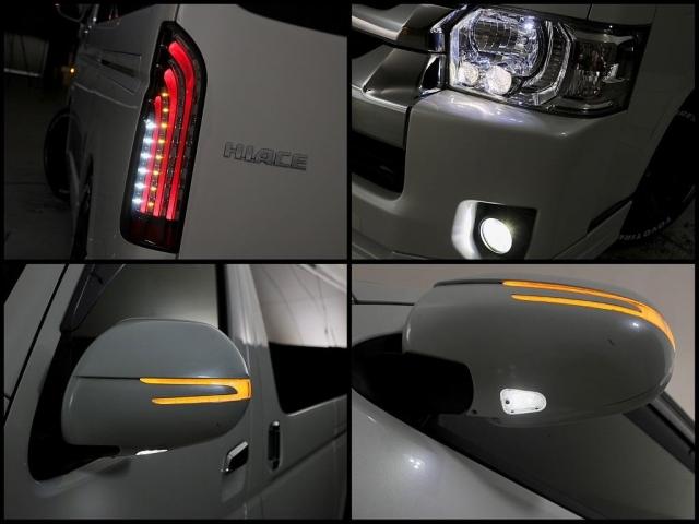ハイエースワゴン ＧＬ　１０人乗り３ナンバー登録　ガソリン２ＷＤ　内装アレンジＲ１　ローダウン　１７インチアルミホイール　ナビ　サブモニター　後席モニター　ＥＴＣ　ベッドキット　脱着式センターテーブル　床張り施工（10枚目）
