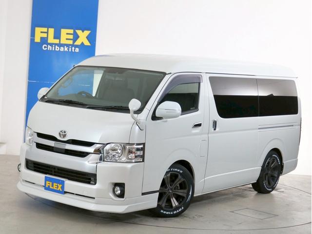 ハイエースワゴン ＧＬ　１０人乗り３ナンバー登録　ガソリン２ＷＤ　内装アレンジＲ１　ローダウン　１７インチアルミホイール　ナビ　サブモニター　後席モニター　ＥＴＣ　ベッドキット　脱着式センターテーブル　床張り施工（23枚目）