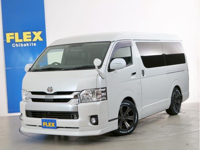 ハイエースワゴン ＧＬ　１０人乗り３ナンバー登録　ガソリン２ＷＤ　内装アレンジＲ１　ローダウン　１７インチアルミホイール　ナビ　サブモニター　後席モニター　ＥＴＣ　ベッドキット　脱着式センターテーブル　床張り施工（24枚目）