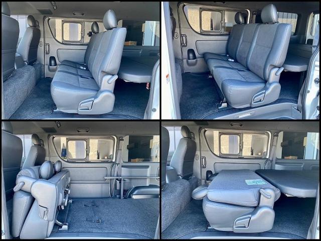 ハイエースバン スーパーGL ダークプライムII 5人乗り4ナンバー登録 ディーゼルターボ4WD 寒冷地仕様 16インチアルミホイール LEDテールランプ ドライブレコーダー デジタルインナーミラー ベッドキット ダークプライムII(16枚目)