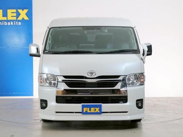 ハイエースワゴン GL ロング ファインテックツアラー 10人乗り3ナンバー登録 ガソリン2WD ファインテックツアラー ローダウン 17インチAW BIG-Xナビ 後席モニター 前後ドライブレコーダー キャプテンシート4脚(8枚目)