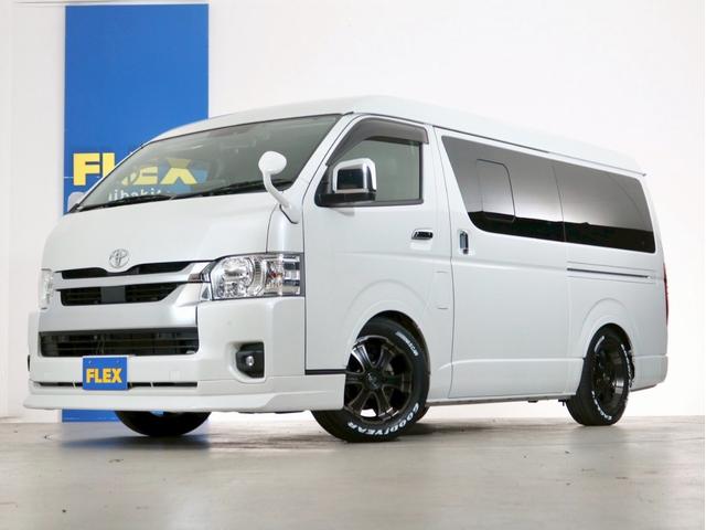 ハイエースワゴン GL ロング ファインテックツアラー 10人乗り3ナンバー登録 ガソリン2WD ファインテックツアラー ローダウン 17インチAW BIG-Xナビ 後席モニター 前後ドライブレコーダー キャプテンシート4脚(21枚目)