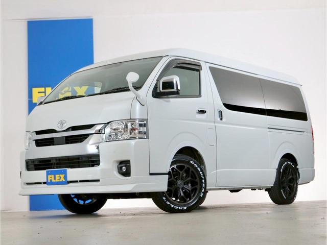 ハイエースワゴン GL 10人乗り3ナンバー登録 ガソリン4WD スタンダードPKG 17インチアルミホイール メモリーナビ 後席モニター ETC パワースライドドア カーゴマット 黒革調シートカバー(22枚目)