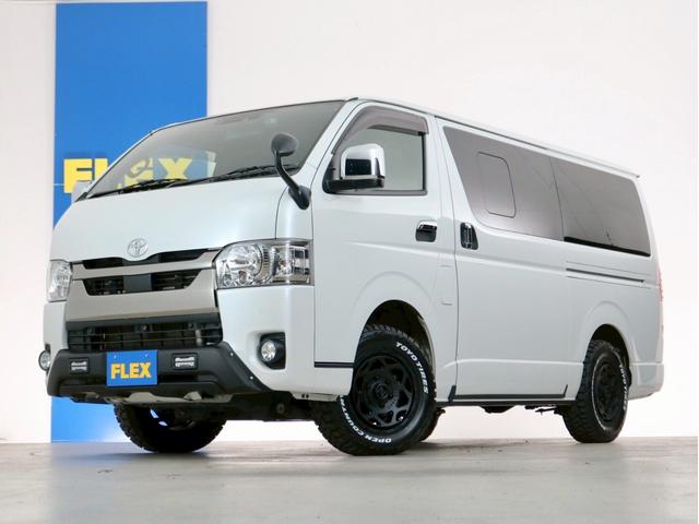 ハイエースバン スーパーGL ダークプライムII 5人乗り4ナンバー登録 ディーゼルターボ4WD 寒冷地仕様 16インチアルミホイール トヨタ純正メモリーナビ 前後ドライブレコーダー パノラミックビューモニター ETC2.0(23枚目)