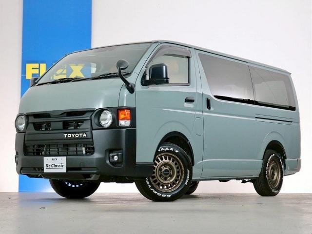 ハイエースバン ロングスーパーGL 5人乗り4ナンバー登録 ガソリン2WD アースカラーPKG 丸目フェイスチェンジ LEDテールランプ 16インチアルミホイール BIG-X11インチナビ ETC 両側パワースライドドア(12枚目)