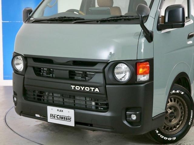 ハイエースバン ロングスーパーGL 5人乗り4ナンバー登録 ガソリン2WD アースカラーPKG 丸目フェイスチェンジ LEDテールランプ 16インチアルミホイール BIG-X11インチナビ ETC 両側パワースライドドア(13枚目)