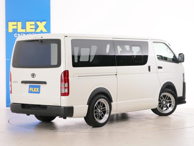 ロングDX 6人乗り ガソリン2WD 5速MT スポーツカスタムPKG ローダウン 18インチAW 社外ボンネット Fスポイラー オーバーフェンダー ナビ ETC シートカバー デジタルインナーミラー(4枚目)