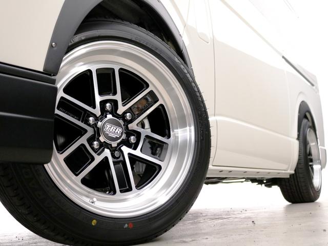 ロングDX 6人乗り ガソリン2WD 5速MT スポーツカスタムPKG ローダウン 18インチAW 社外ボンネット Fスポイラー オーバーフェンダー ナビ ETC シートカバー デジタルインナーミラー(16枚目)
