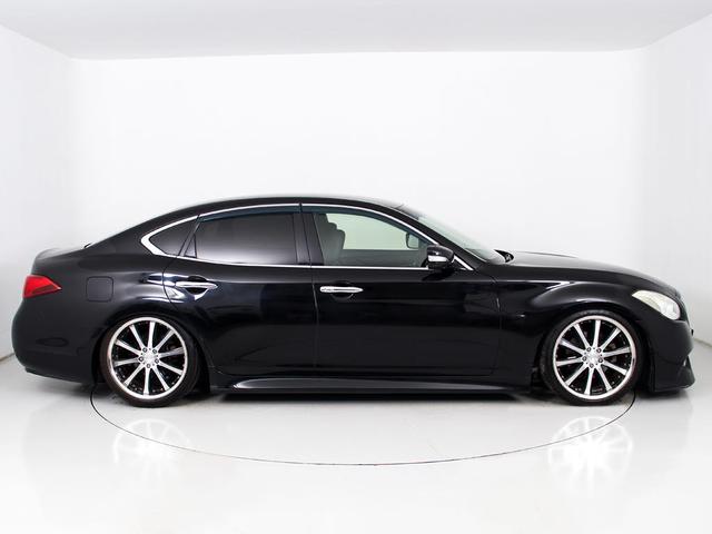 フーガ ２５０ＧＴ　（禁煙車）（ブラックフリート２０インチＡＷ）（イデアル製車高調）（純正エアロバンパー）（ブラックハーフレザー）（助手席オットマン）（ＨＤＤマルチナビ）（バックカメラ）（サイドカメラ）（オートクルーズ）（17枚目）