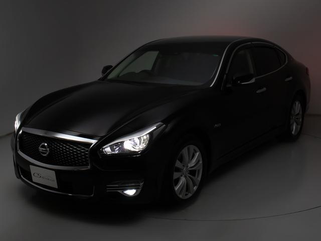 フーガハイブリッド ＶＩＰ　（禁煙車）（後期型）（アラウンドビュー）（１８インチＡＷ）（インテリジェントクルーズ）（エマージェンシーブレーキ）（障害物センサー）（黒本革）（冷暖房シート）（後席コントロールパネル）（オットマン）（21枚目）