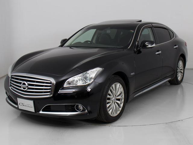 シーマ ハイブリッド VIP (禁煙車)(法人ワンオーナー)(サンルーフ)(BOSEサウンドスピーカー)(インテリジェントクルーズ)(エマージェンシーブレーキ)(黒本革)(オットマン)(後席コントロールパネル)(冷暖房シート)(13枚目)