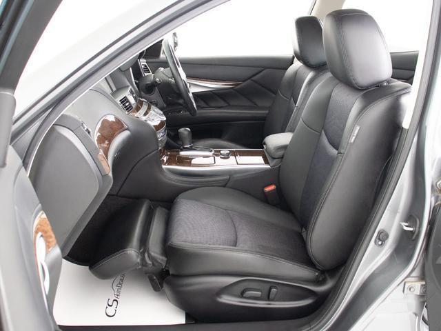 フーガハイブリッド ベースグレード　（禁煙車）（後期型）（記録簿１０枚）（アラウンドビュー）（インテリジェントクルーズ）（エマージェンシーブレーキ）（クリソナ）（ブラックハーフレザー）（助手席オットマン）（ＬＥＤライト）（ＨＤＤナビ）（30枚目）