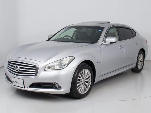 シーマ ハイブリッド VIP (禁煙車)(サンルーフ)(インテリジェントクルーズ)(エマージェンシーブレーキ)(黒本革)(オットマン)(後席コントロールパネル)(シートヒーター)(エアシート)(HDDナビ)(Bluetooth)(15枚目)