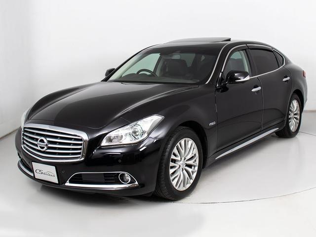 シーマ ハイブリッド　ＶＩＰ　Ｇ　（禁煙車）（記録簿２２枚）（サンルーフ）（リアエンターシステム）（ＢＯＳＥサウンド）（黒本革シート）（エアシート）（シートヒーター）（ＨＤＤナビ）（アラウンドビューモニタ）（エマージェンシーブレーキ）（13枚目）