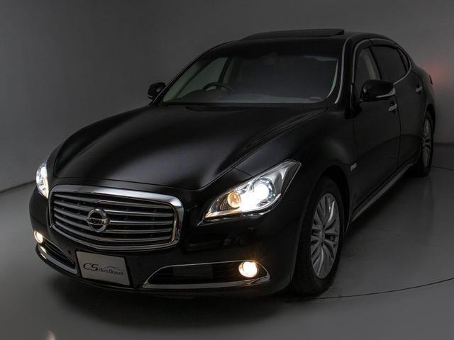 シーマ ハイブリッド　ＶＩＰ　Ｇ　（禁煙車）（記録簿２２枚）（サンルーフ）（リアエンターシステム）（ＢＯＳＥサウンド）（黒本革シート）（エアシート）（シートヒーター）（ＨＤＤナビ）（アラウンドビューモニタ）（エマージェンシーブレーキ）（21枚目）