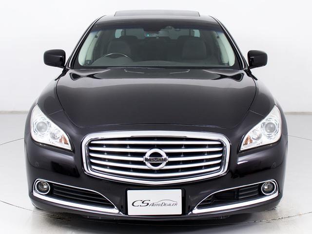 シーマ ハイブリッド VIP (禁煙車)(新品タイヤ)(サンルーフ)(インテリジェントクルーズ)(エマージェンシーブレーキ)(クリアランスソナー)(黒本革)(シートヒーター)(エアシート)(後席コントロールパネル)(HDDナビ)(14枚目)