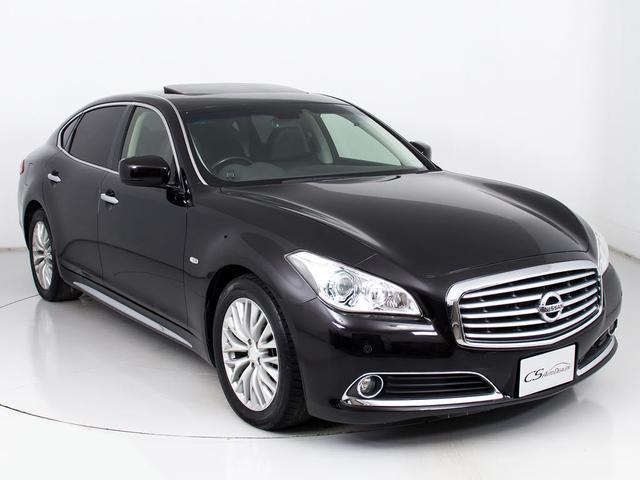 シーマ ハイブリッド VIP (禁煙車)(新品タイヤ)(サンルーフ)(インテリジェントクルーズ)(エマージェンシーブレーキ)(クリアランスソナー)(黒本革)(シートヒーター)(エアシート)(後席コントロールパネル)(HDDナビ)(21枚目)