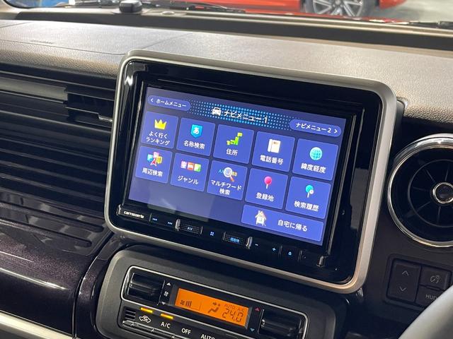 スペーシアカスタム ハイブリッドXSターボ 8インチナビ ETC 両側パワースライド ヘッドアップディスプレイ 前後ドラレコ バックカメラ サーキュレーター ロールサンシェード 背面テーブル オートエアコン 15インチアルミホイール USB(17枚目)