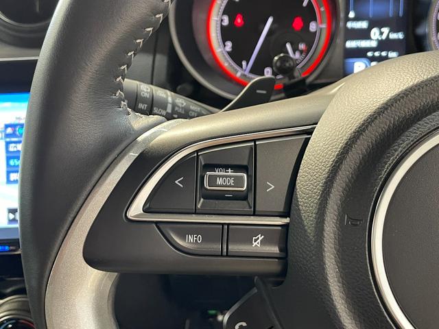 スイフト ハイブリッドRS 8インチナビ 前後ドラレコ バックカメラ ETC 純正16インチアルミホイール スズキセーフティサポート 純正フロアマット パドルシフト クルーズコントロール サイドバイザー フューエルリッドカバー(11枚目)