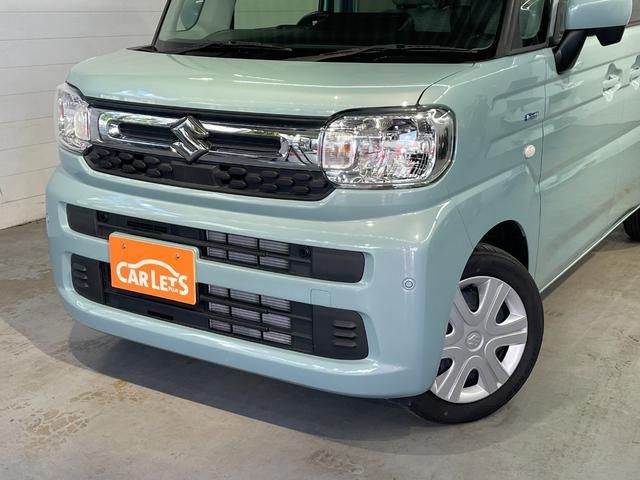 スペーシア ハイブリッドＧ　スズキセーフティー　プッシュスタート　キーフリー　オートエアコン　ステアリングリモコン　スライドドア　オートライト　レベライザー　禁煙車　高年式　試乗車（5枚目）