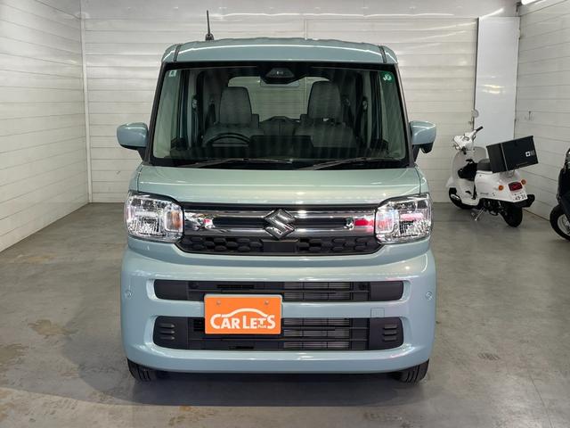 スペーシア ハイブリッドＧ　スズキセーフティー　プッシュスタート　キーフリー　オートエアコン　ステアリングリモコン　スライドドア　オートライト　レベライザー　禁煙車　高年式　試乗車（7枚目）